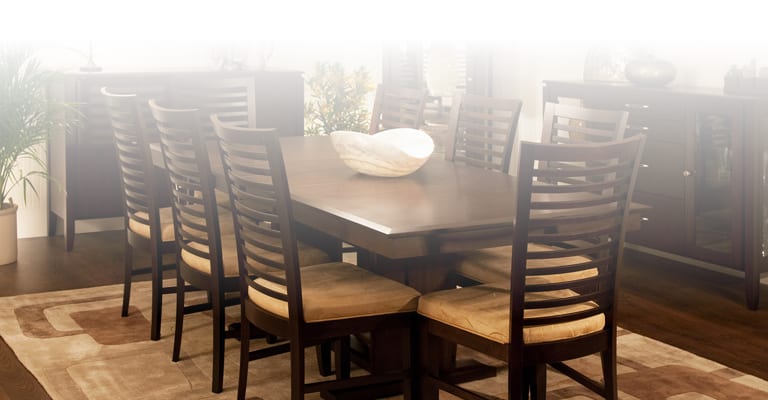 Woodworks Solid Wood Furniture, Dark Maple Dining Room Chairs Canada